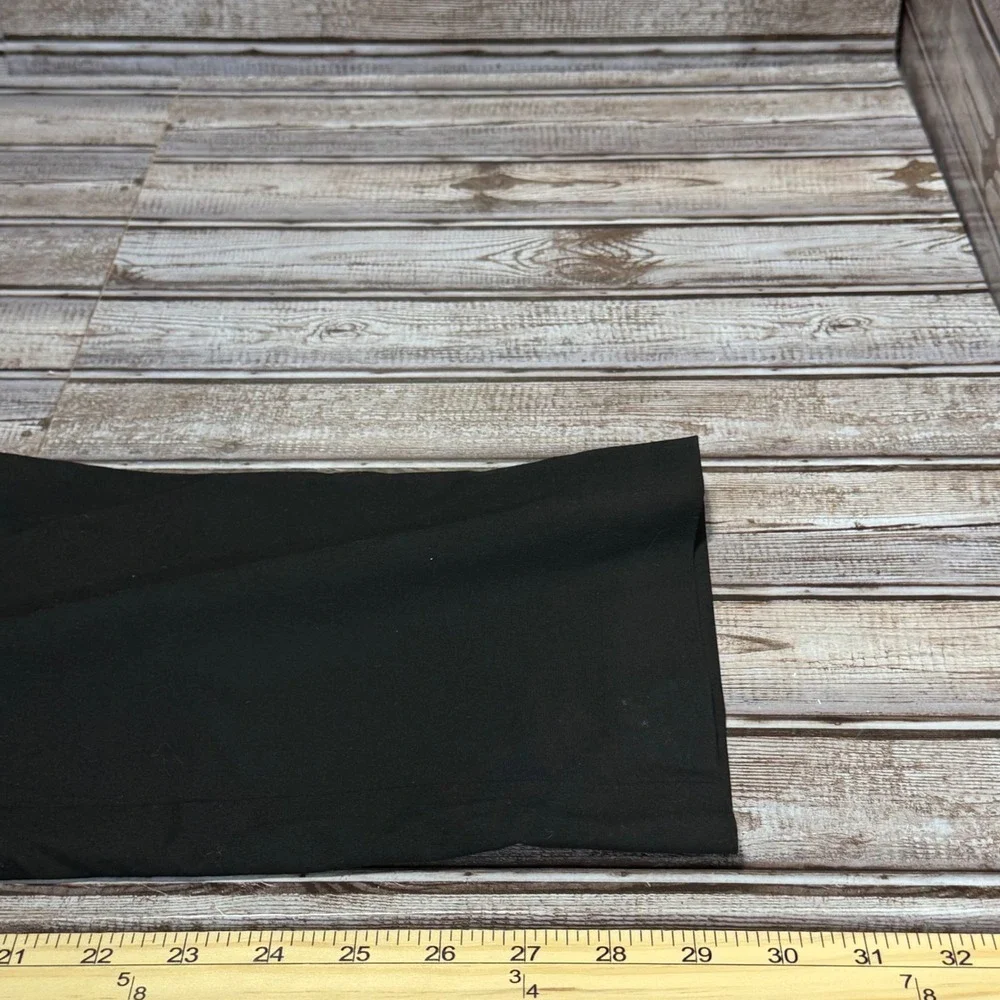 Lauren Ralph Lauren Mens Black Dress Pants Flat Front‎ Stretch Size 33x30